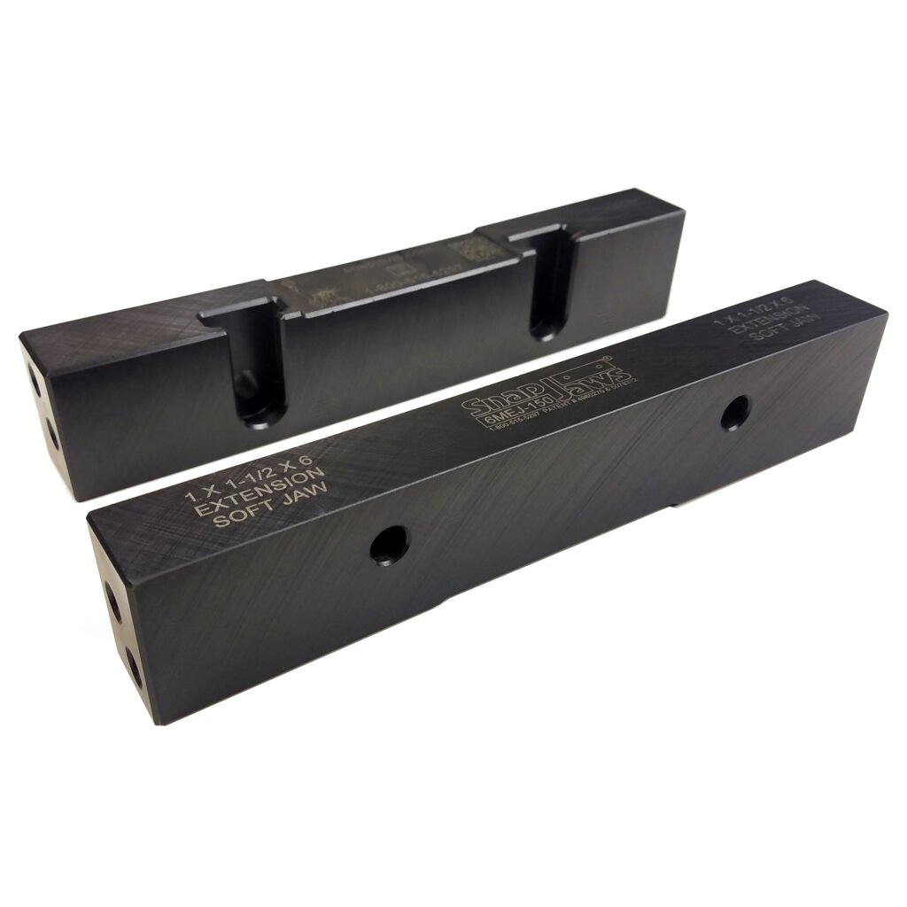 thumbnail image 2 of Turner 6x4x1 Machinable Standard Steel Jaws – Set For 6-inch Kurt Vises – 6VS-6.4.1.0 2 of 6